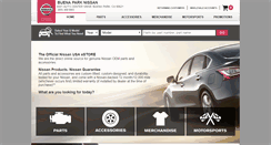 Desktop Screenshot of buenaparknissanparts.com